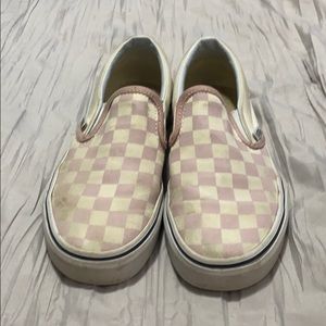 Pink Checkered Vans
